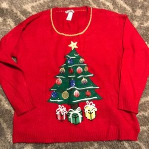 Reference Point Ugly Christmas Sweater Sz 1X